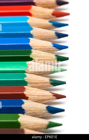 crayons de couleur Banque D'Images