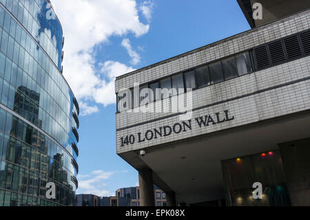 Les immeubles de bureaux dans la ville de Londres. Banque D'Images