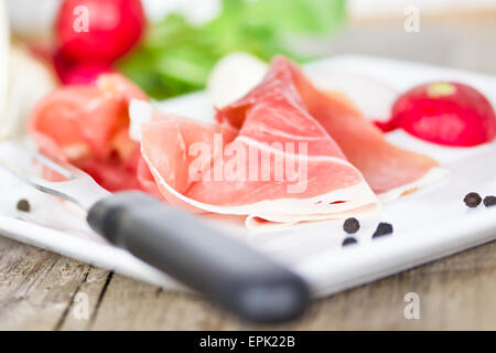 jambon fumé Banque D'Images