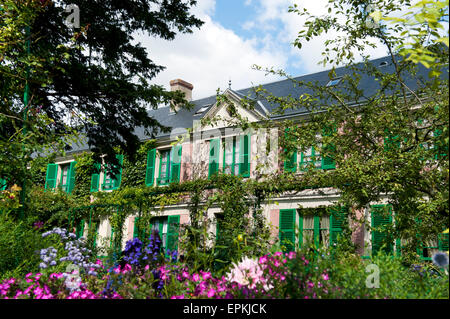 Maison de Claude Monet à Giverny departement eure france europe Banque D'Images