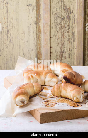 Des petits rouleaux de croissant Banque D'Images