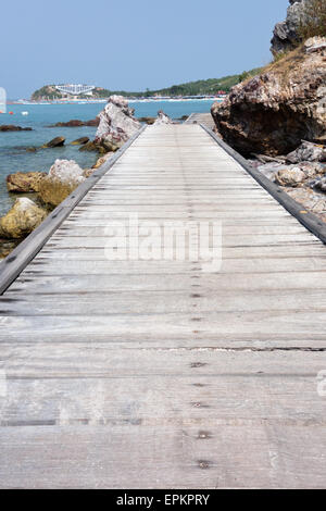 Pont en bois Banque D'Images