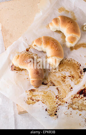 Des petits rouleaux de croissant Banque D'Images