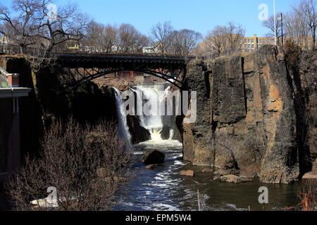 Great Falls Park Paterson, New Jersey Banque D'Images