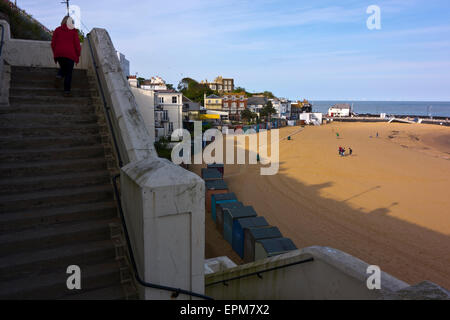 Escaliers de la plage Broadstairs Banque D'Images