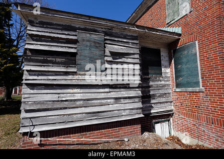 L'Hôpital Psychiatrique abandonné Kings Park Long Island New York Banque D'Images