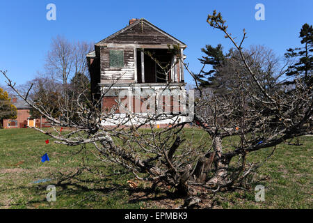 L'Hôpital Psychiatrique abandonné Kings Park Long Island New York Banque D'Images