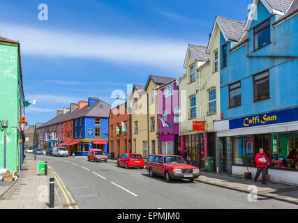 High Street, Llanberis, Snowdonia, Gwynedd, Pays de Galles, Royaume-Uni Banque D'Images