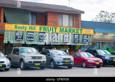 Rooty Hill, une banlieue à l'Ouest Sydney,une partie de la ville de Blacktown gouvernement local, New South Wales, Australie Banque D'Images