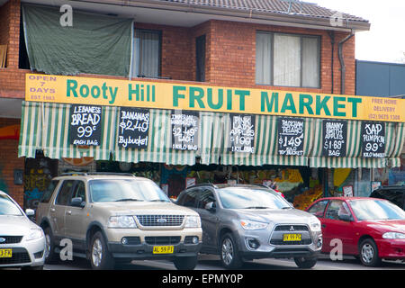 Rooty Hill, une banlieue à l'Ouest Sydney,une partie de la ville de Blacktown zone d'administration locale de Nouvelles Galles du Sud, Australie Banque D'Images