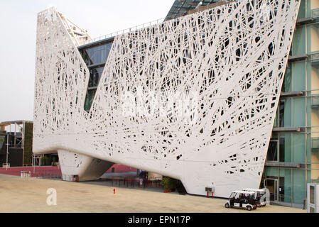 Milan, Italie, 5 mai 2015. Le pavillon italien à l'Expo 2015. Banque D'Images