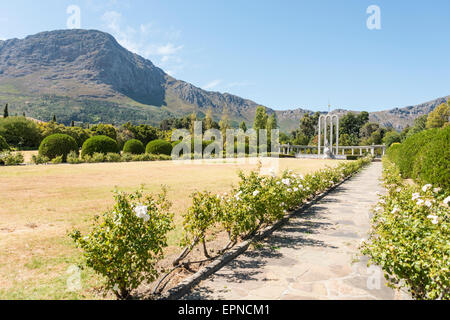 Le Mémorial Huguenot Monument, Franschhoek, Cape Winelands District, Province de Western Cape, Afrique du Sud Banque D'Images