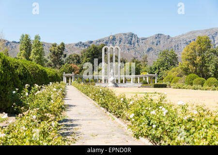 Le Mémorial Huguenot Monument, Franschhoek, Cape Winelands District, Province de Western Cape, Afrique du Sud Banque D'Images