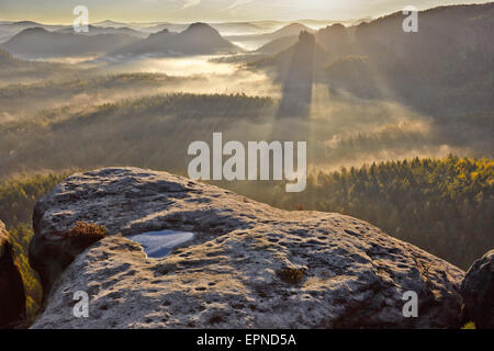 Sunrise de Kleiner Winterberg, la Suisse Banque D'Images