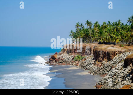 Varkala est ville de Thiruvananthapuram district situé dans l'état indien du Kerala. Banque D'Images