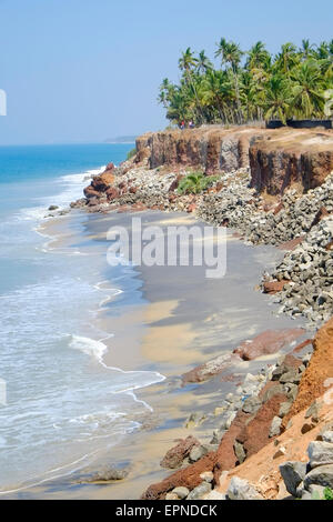 Varkala est ville de Thiruvananthapuram district situé dans l'état indien du Kerala. Banque D'Images