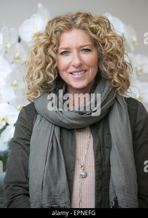 Le Designer d'intérieur,Kelly Hoppen MBE au RHS Chelsea Flower Show 2015 Banque D'Images