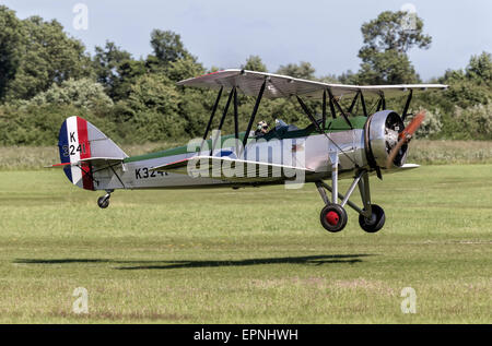 Avion d'entraînement Avro Tutor vintage de la RAF Banque D'Images