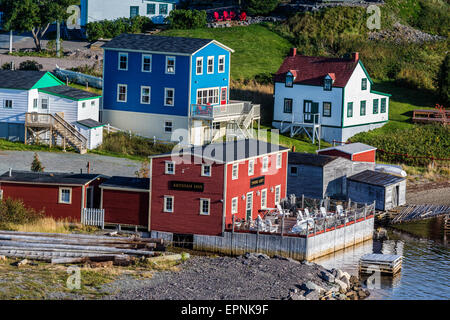 Le village de pêche colorés de Trinity, à Terre-Neuve, Canada. Banque D'Images
