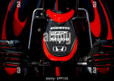 Montecarlo, Monaco. 20 mai, 2015. Un détail de la balle est représentée dans la voie des stands pendant les préparatifs de l'année 2015, Grand Prix de Formule 1 de Monaco à Montecarlo, Monaco. Credit : James/Gasperotti ZUMA Wire/Alamy Live News Banque D'Images