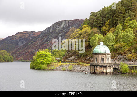 Le château d'eau à réservoir Goch Craig, Elan Valley près de Rhayader, Powys, Pays de Galles, Royaume-Uni Banque D'Images