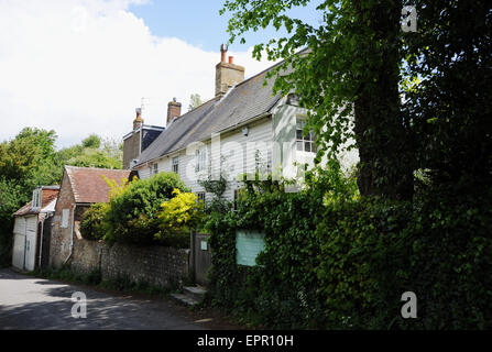 Monk's House à Rodmell near Lewes où Virginia Woolf romancier a vécu pendant vingt et un ans jusqu'à sa mort. La promenade Sussex, UK Banque D'Images