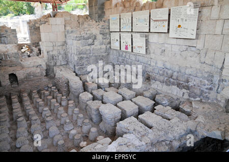 Israël, Bet Shean (Scythopolis). En 64 avant notre ère qu'il a été pris par les romains, reconstruit, et la capitale de la Décapole, les "Dix Banque D'Images