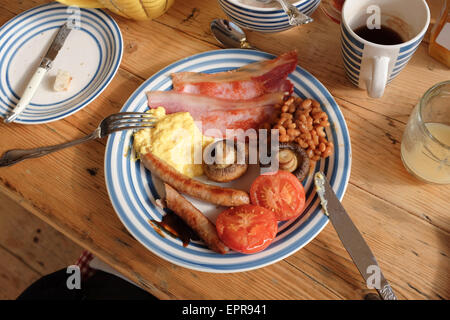 Un petit-déjeuner anglais. Banque D'Images