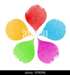 Aquarelle abstraite Élément Splash Vector Illustration Illustration de Vecteur