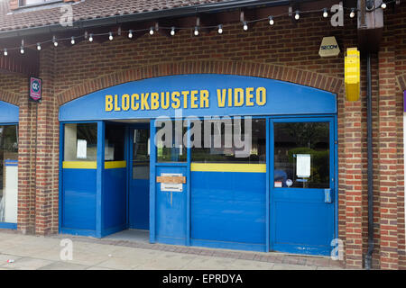 Un Blockbuster video store. Banque D'Images