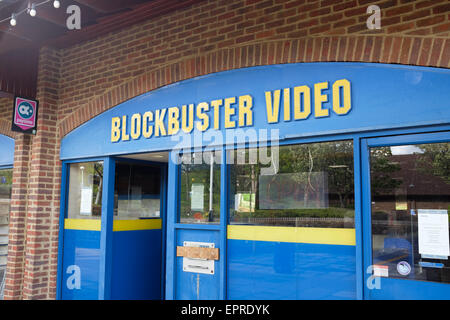 Un Blockbuster video store. Banque D'Images