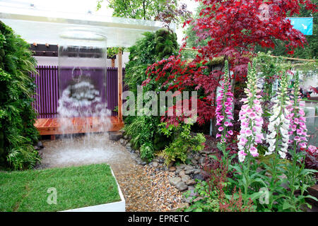 Accueil univers personnel jardin par Fuminari Todaka à RHS Chelsea fleurs présentent des Banque D'Images