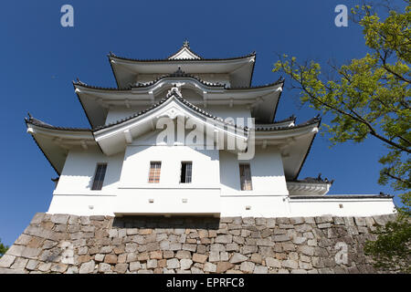 L'original château de Ninja Iga Ueno aussi connu sous le nom de "Hakuho' ou Blanc Château Phoenix Banque D'Images