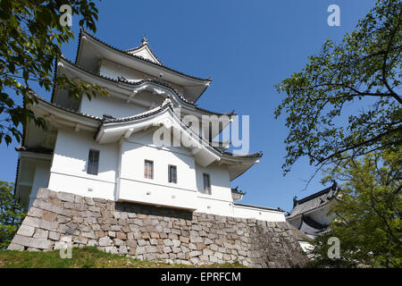 L'original château de Ninja Iga Ueno aussi connu sous le nom de "Hakuho' ou Blanc Château Phoenix Banque D'Images