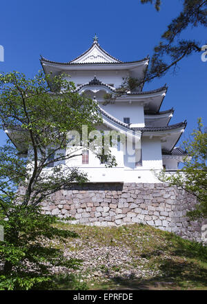 L'original château de Ninja Iga Ueno aussi connu sous le nom de "Hakuho' ou Blanc Château Phoenix Banque D'Images