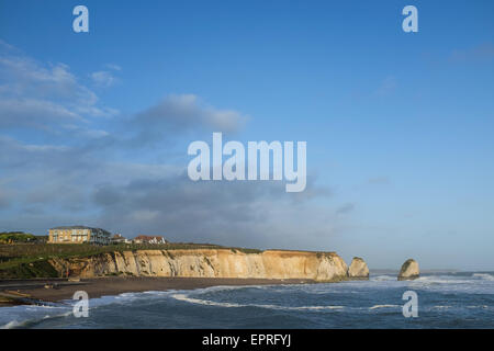 Freshwater Bay, île de Wight, en Angleterre. Banque D'Images