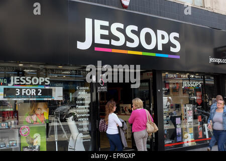 Jessops boutique sur Oxford Street à Londres, en Angleterre. Banque D'Images