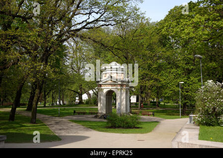 Kronvalds park dans la ville de Riga, capitale de la République de Lettonie Banque D'Images