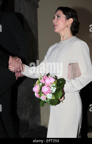 Munich, Allemagne. 21 mai, 2015. Le Danish Crown Prince Frederik et Mary, deux visites, Munich, Allemagne le 21 mai 2015. Dpa : Crédit photo alliance/Alamy Live News Banque D'Images