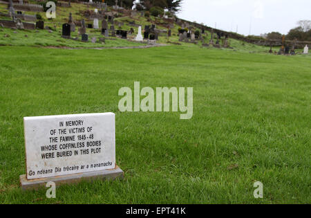 La famine en Irlande Cimetière Skibbereen Banque D'Images