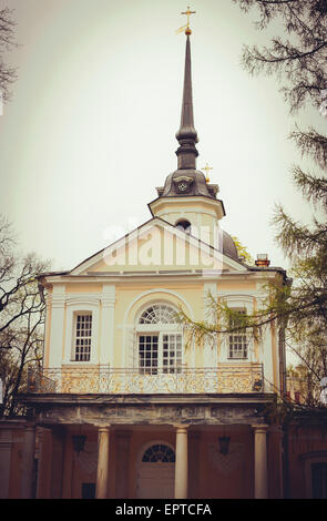 Église de Tsarskoïe Selo, Saint Petersburg, Russie Banque D'Images