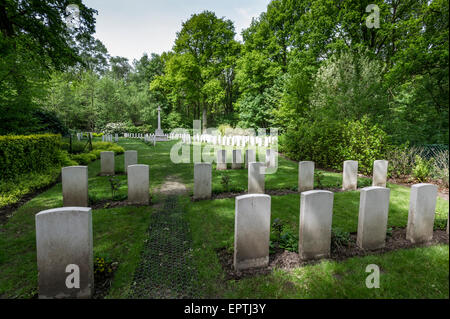 Bois de Ploegsteert Cimetière Militaire Banque D'Images