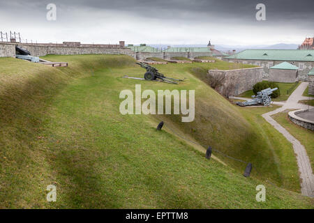 Vue d'un fort, Citadelle de Québec, Québec, Québec, Canada Banque D'Images