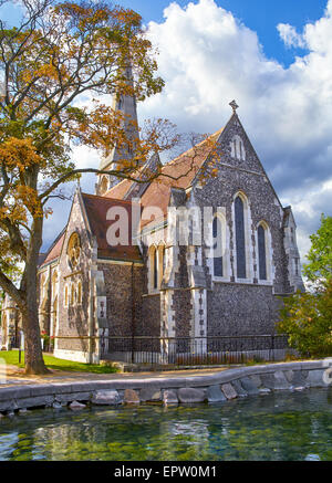 L'église de Saint Alban, localement souvent désigné simplement comme l'église anglaise, est une église anglicane à Copenhague, Danemark. Banque D'Images