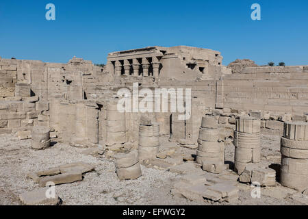 Le Mamisi, la maison natale d'Horus, fils d'Isis et Osiris. Dendera Temple, Egypte Banque D'Images