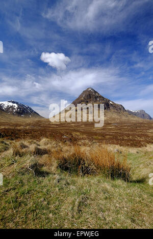 Buachaille Etive Mor Glen Etive et Glen Coe junction Rannoch Moor haut Highlands écossais Ecosse Banque D'Images