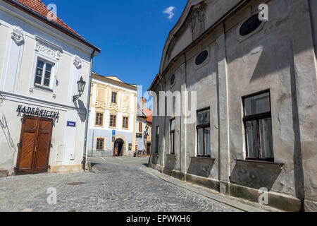 Vieille ville historique de Jindrichuv Hradec, République tchèque, la Bohême du Sud Banque D'Images