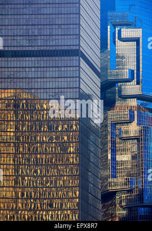 Endroit calme du bâtiment de bureaux à Hong Kong Banque D'Images