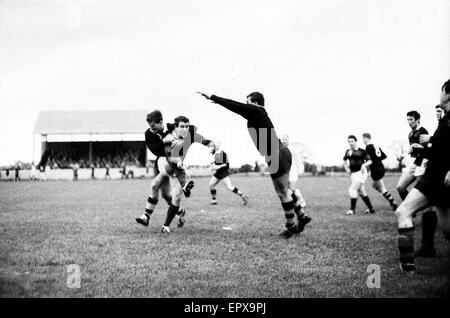 London Wasps v Aberavon, match de rugby, octobre 1965. Banque D'Images