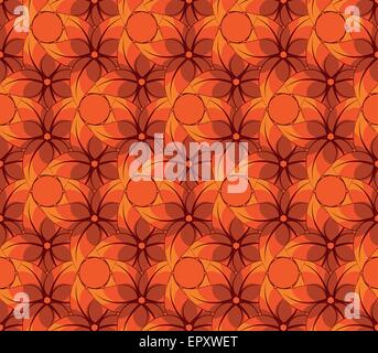 Motif géométrique avec des éléments mosaik, Illustration de Vecteur